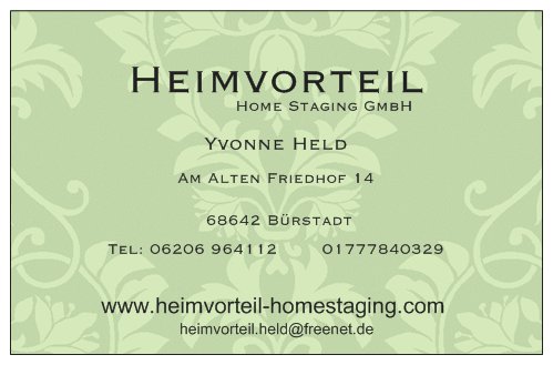 Heimvorteil Homestaging