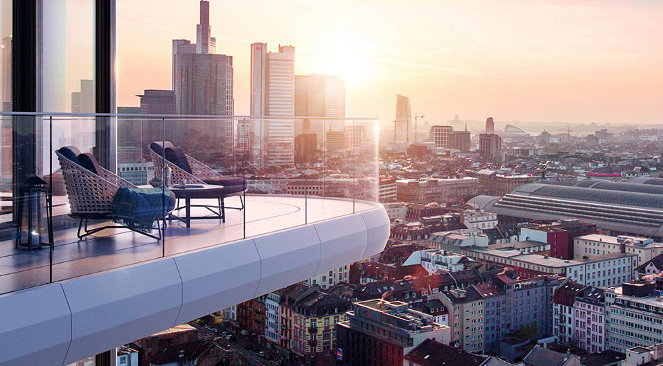Luxuriose 3 Zimmer Wohnung Im Grand Tower Frankfurt Von Jll
