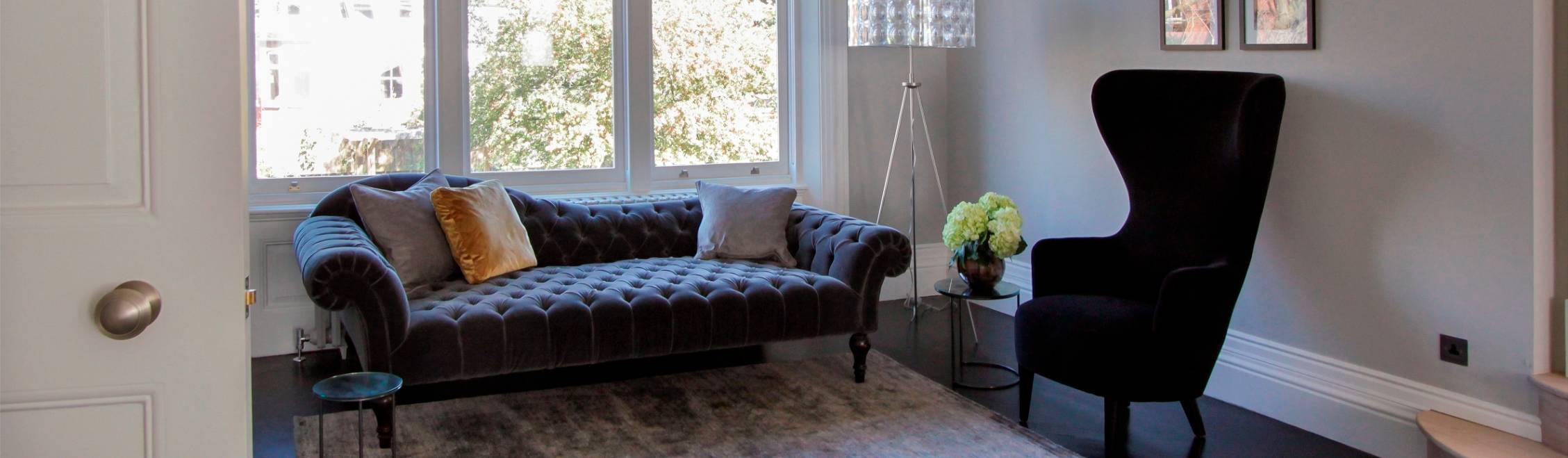 寝室 ターコイズブルーのエレガンス Homify