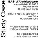 STUDY CASE sas d&#39;Architecture