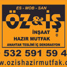 ÖZ-İŞ İNŞAAT İÇ MİMARLIK HAZIR MUTFAK