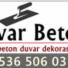 Duvar beton brüt beton sıva