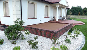 Taras kompozytowy. Realizacja w Lubinie.: styl , w kategorii  zaprojektowany przez PHU Bortnowski