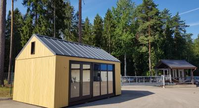 Tiny House (Montage abgeschlossen) von THULE Blockhaus GmbH - Ihr Fertigbausatz für ein Holzhaus Minimalistisch