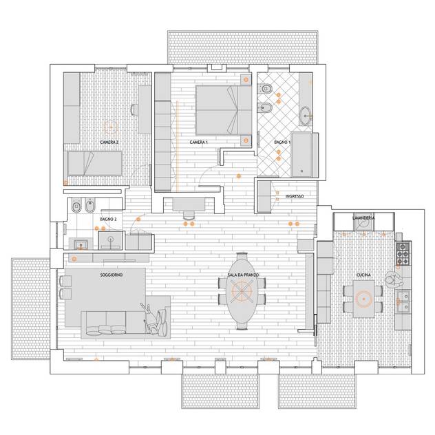 de estilo de Chantal Forzatti architetto