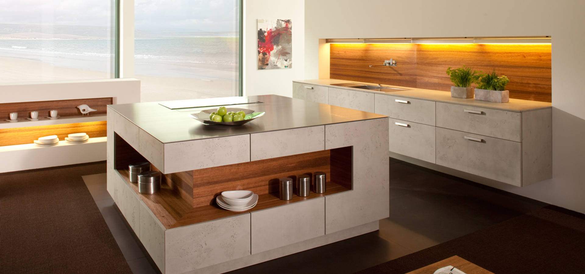 Wohnkuche Mit Imi Beton By H Schubert Gmbh Homify