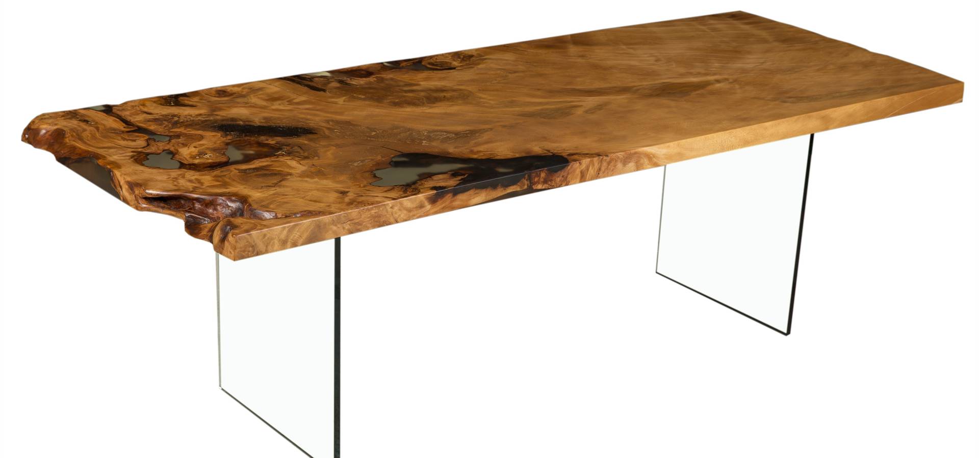 Großer naturmarkanter Tisch an einem Stück von Möbelkreationen ... Großer naturmarkanter Tisch an einem Stück von Möbelkreationen ...