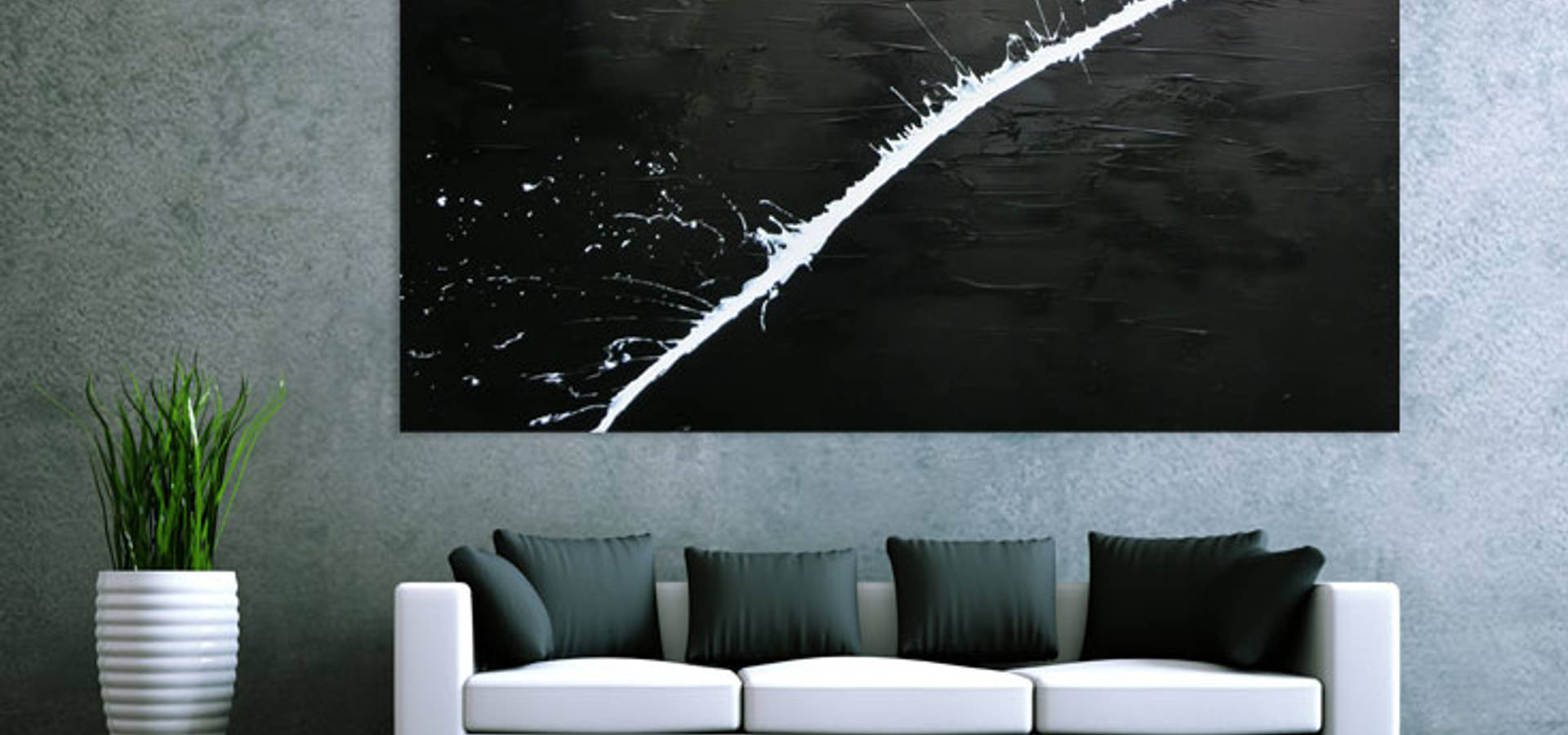 Originales Abstraktes Acrylgemalde In Xxl Moderne Kunst Im Grossformat 100x150cm 2 Homify Die deutsche kuenstlerin daniela schweinsberg kreiert acrylgemaelde auf leinwand, die sehr poetisch und ausdrucksstark sind. homify