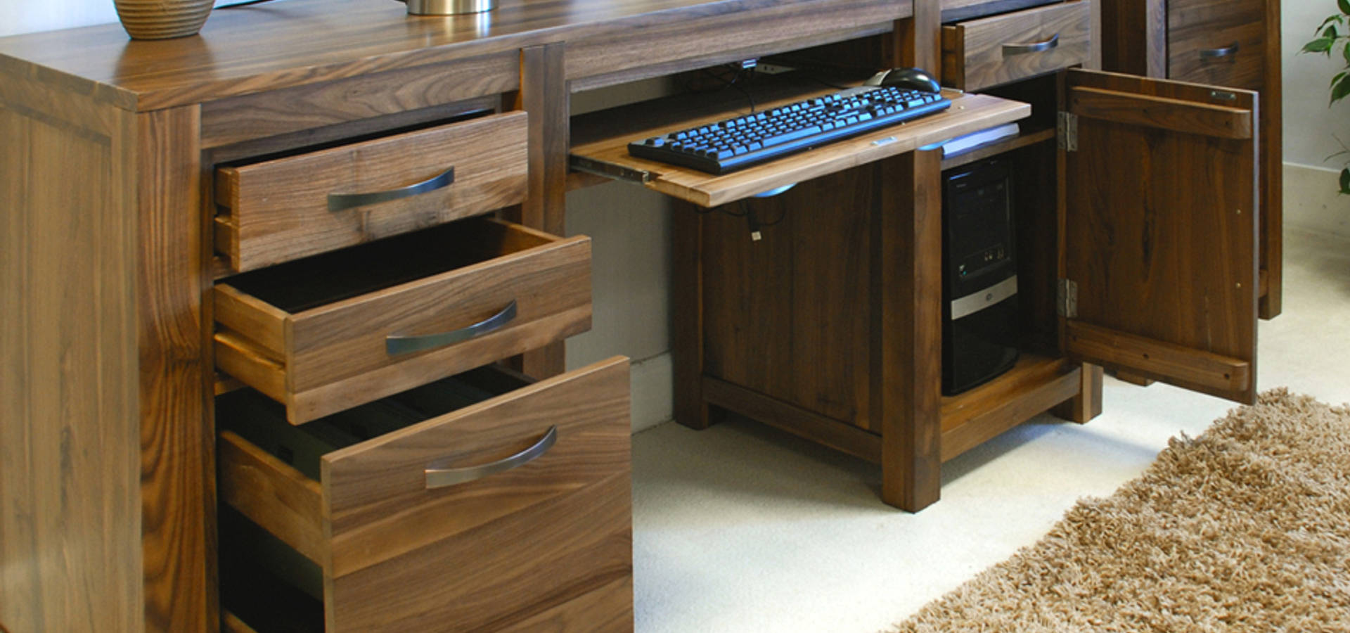 Modern Wooden Home Office Furniture homify