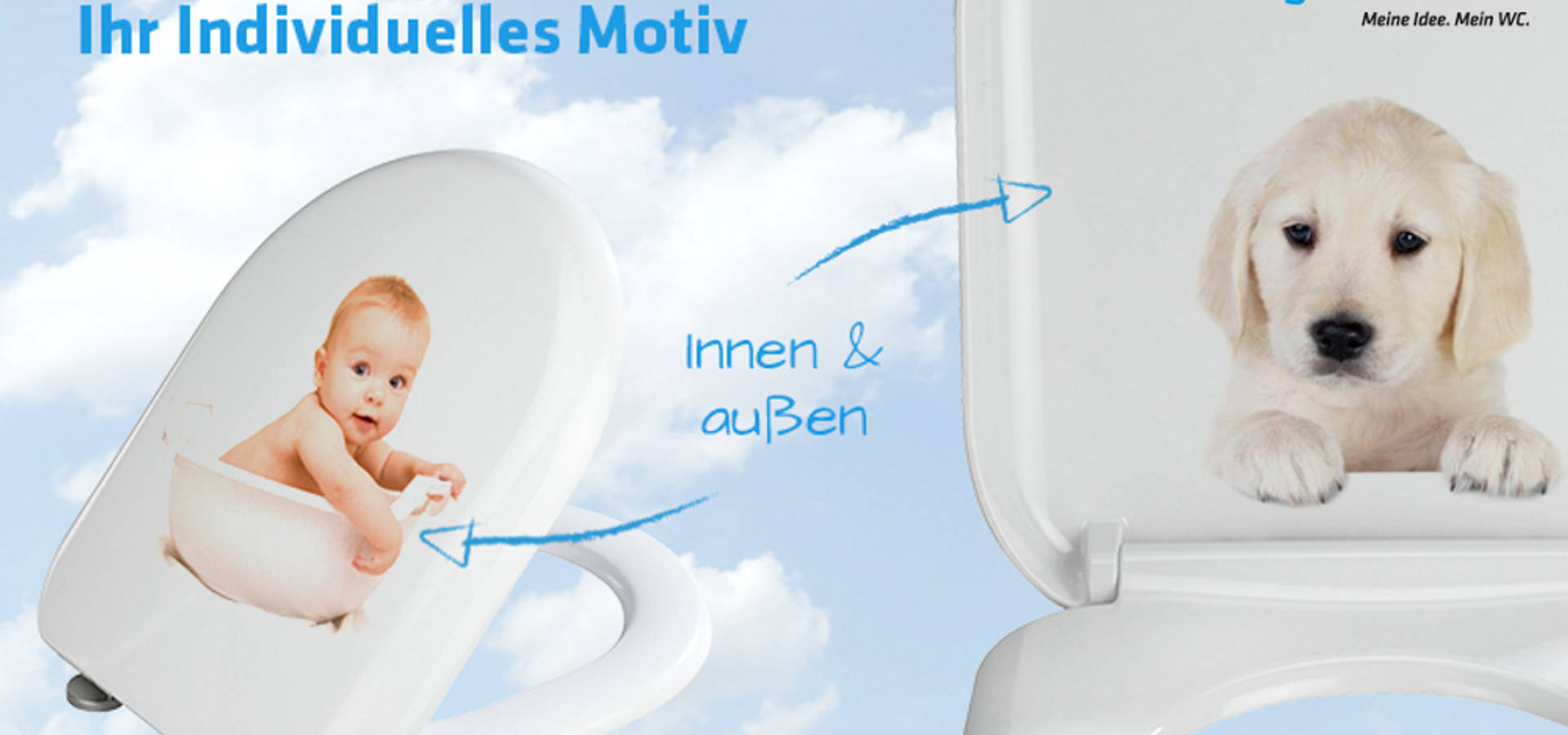 Wc Sitz Mit Eigenem Bild Gestalten Von Wc Gestalten De Homify