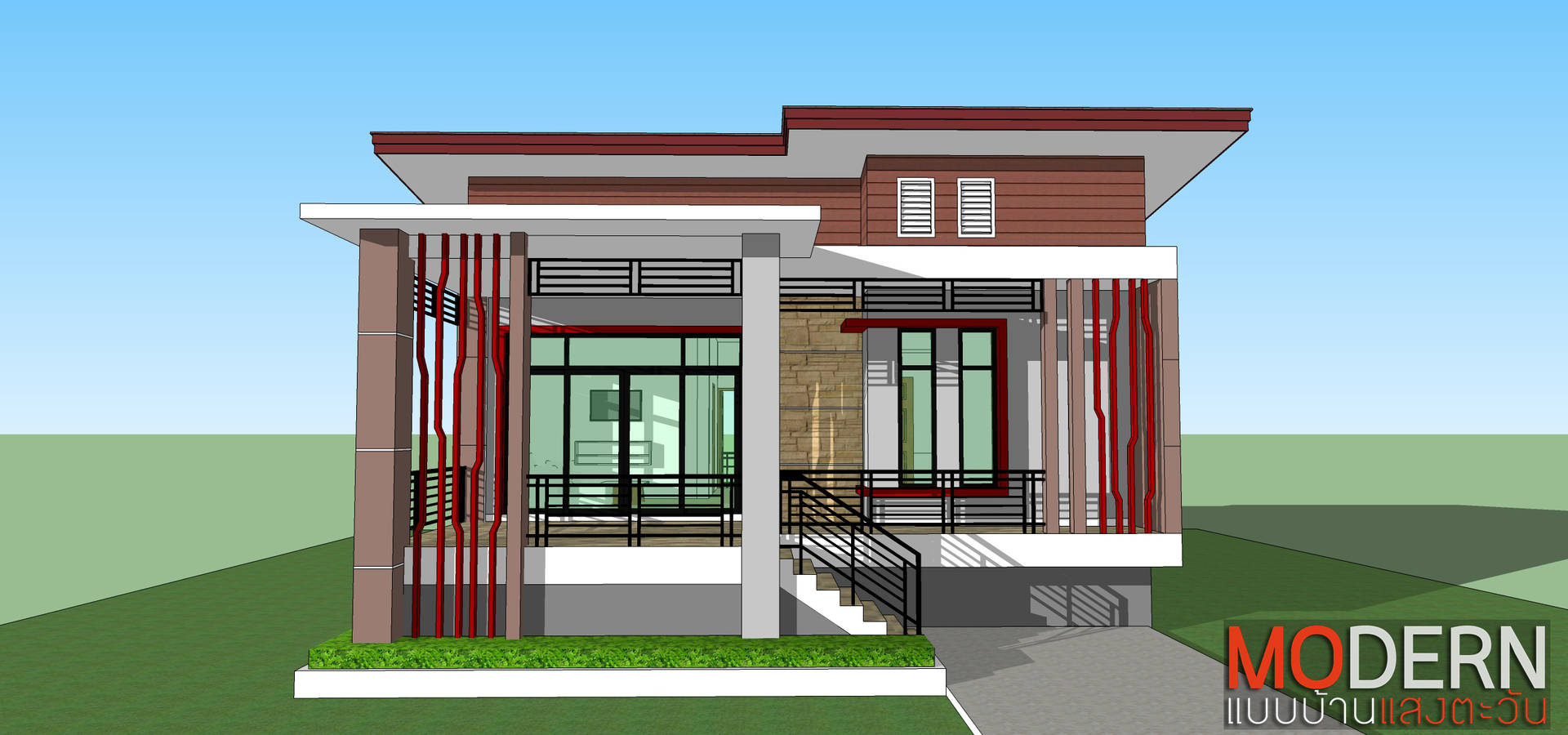 แบบบ านสไตล โมเด ร น homify