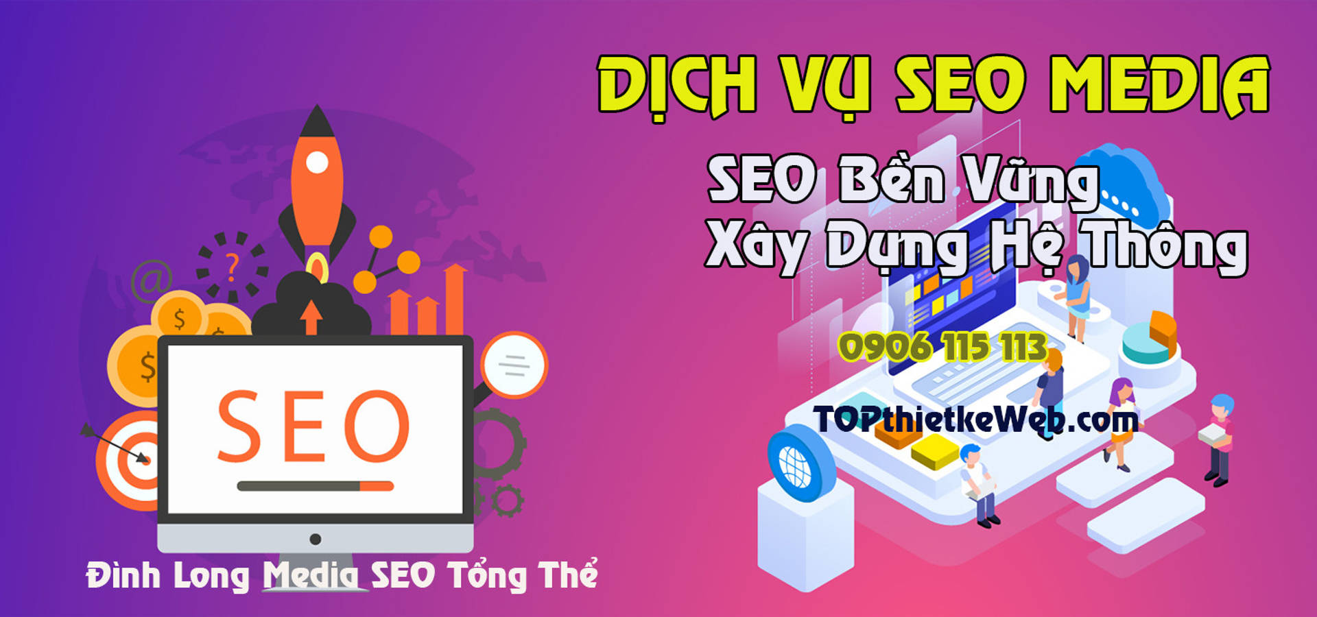 DỊCH VỤ SEO MEDIA TỔNG THỂ – THIẾT KẾ WEB