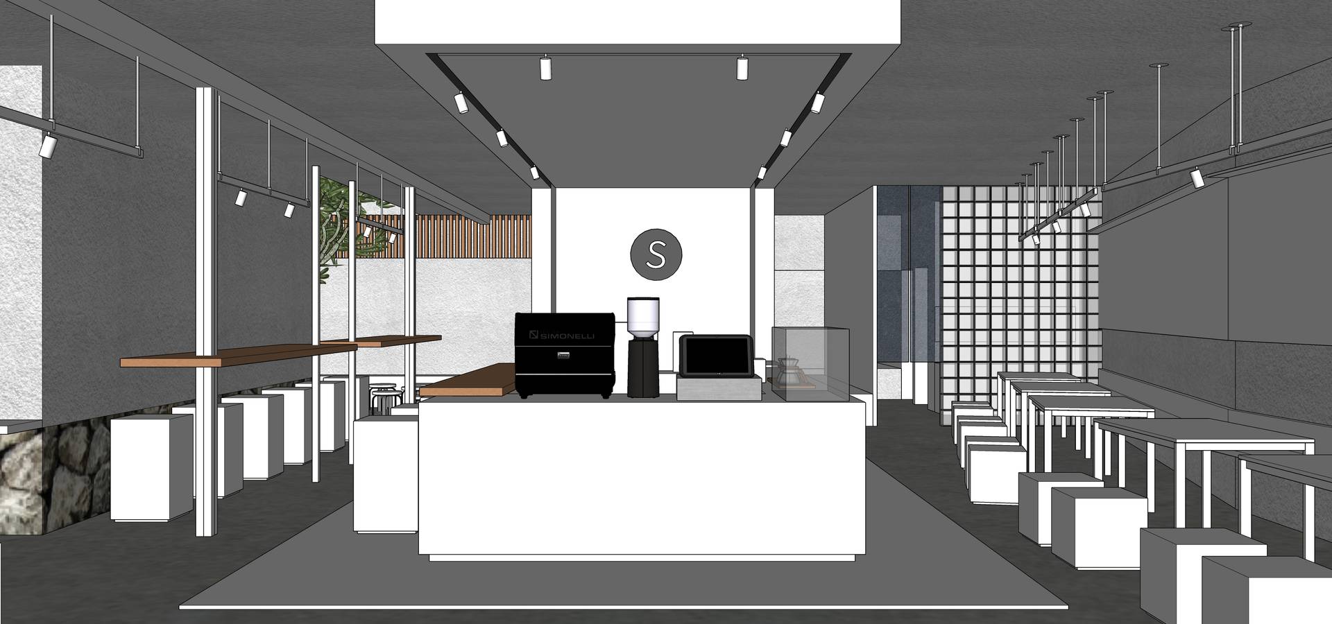 Serantau Coffee X Space Homify