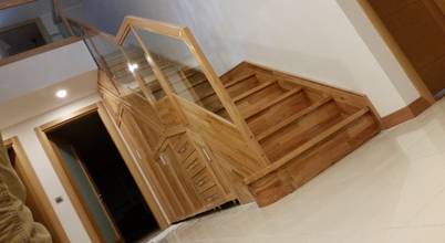 Yıldız  Ahşap merdiven ve küpeşte