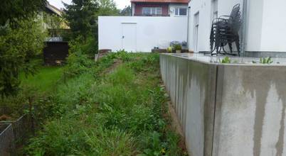 Garten vorher: von Bodin Pflanzliche Raumgestaltung GmbH