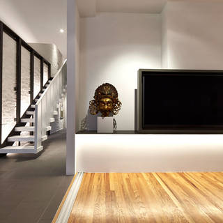 modern media room