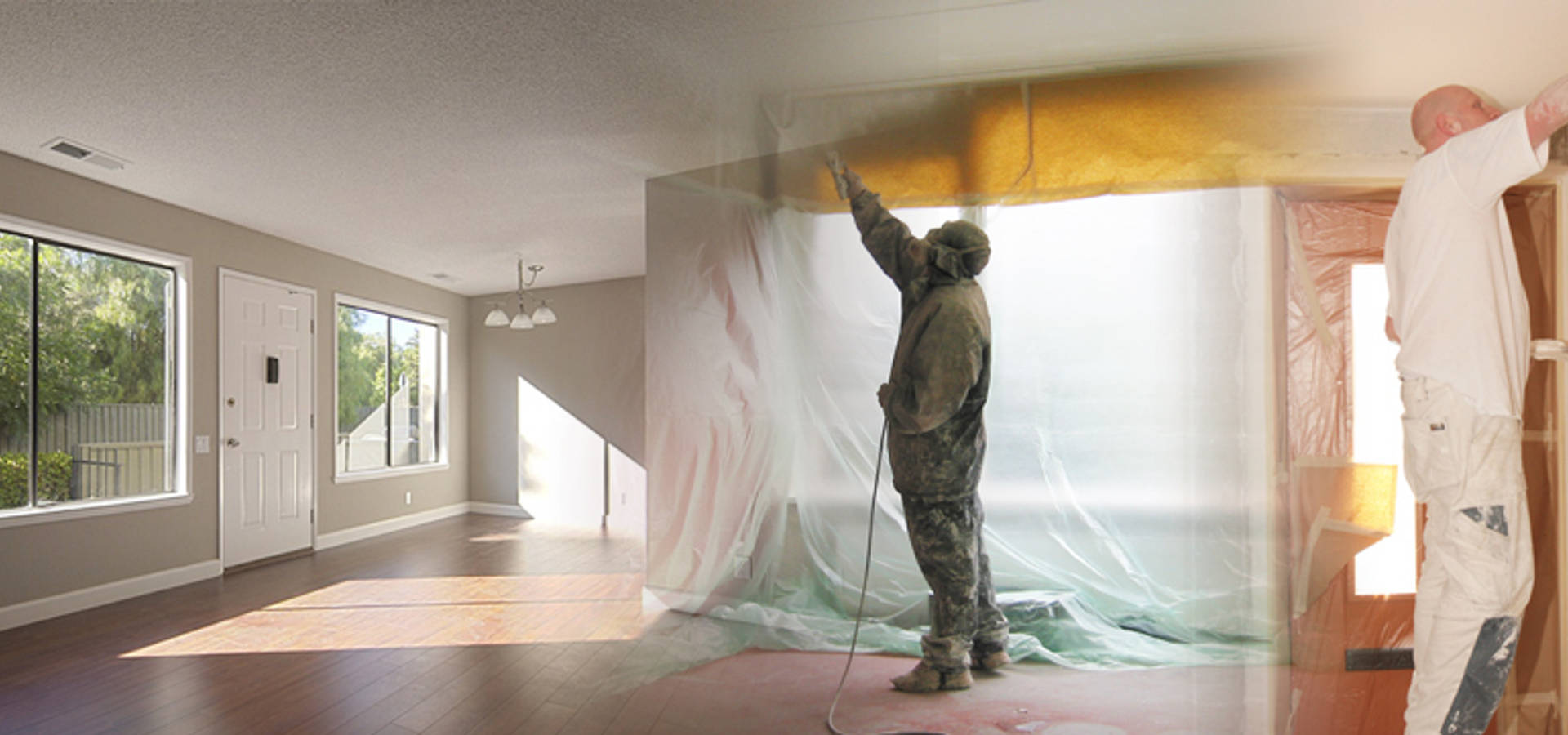 Latex spuitwerk penthouse woning te rotterdam door ...