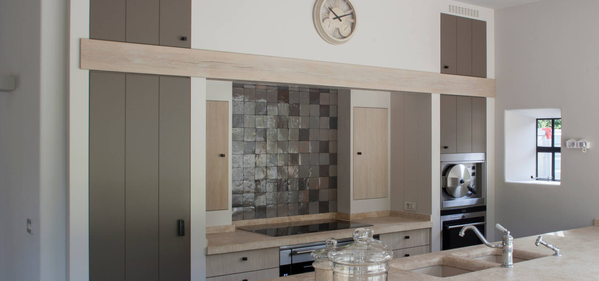 Landelijke badkamer met steigerhout door Taps&Baths homify Nadelen Leisteen Badkamer ~ Landelijke badkamer met steigerhout door Taps&Baths homify