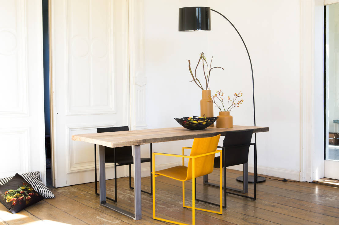 PURE Wood Design Industrieller Tisch Rohstahl von PURE Wood Design ... PURE Wood Design Industrieller Tisch Rohstahl von PURE Wood Design ...