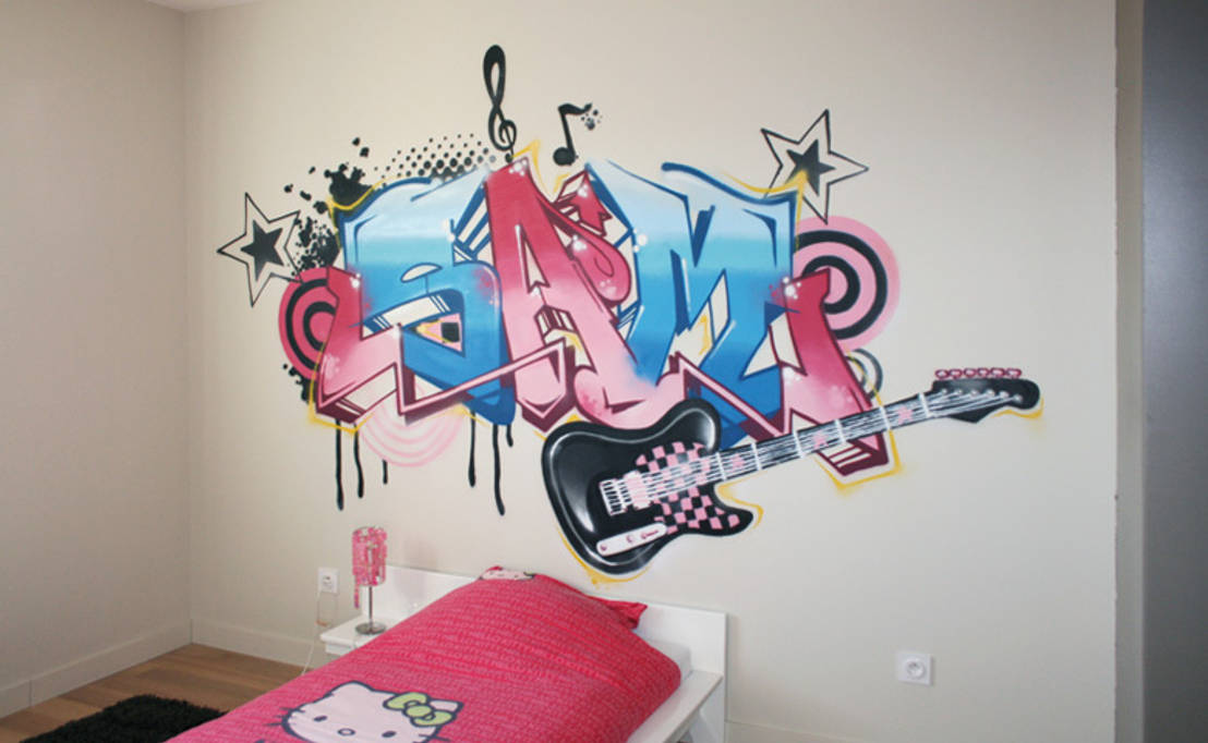 DECORATION CHAMBRE DE FILLE ROCK'N'ROLL par Popek ...