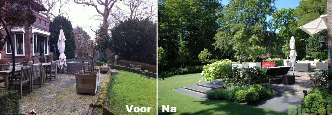 Vorher-Nachher: Trister Außenbereich wird Garten zum Verlieben