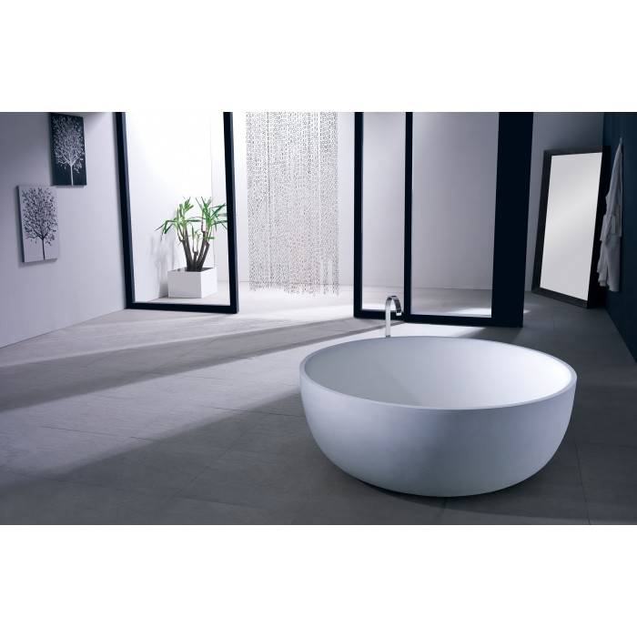 Freistehende Mineralguss Badewanne von Ullstein Living ...