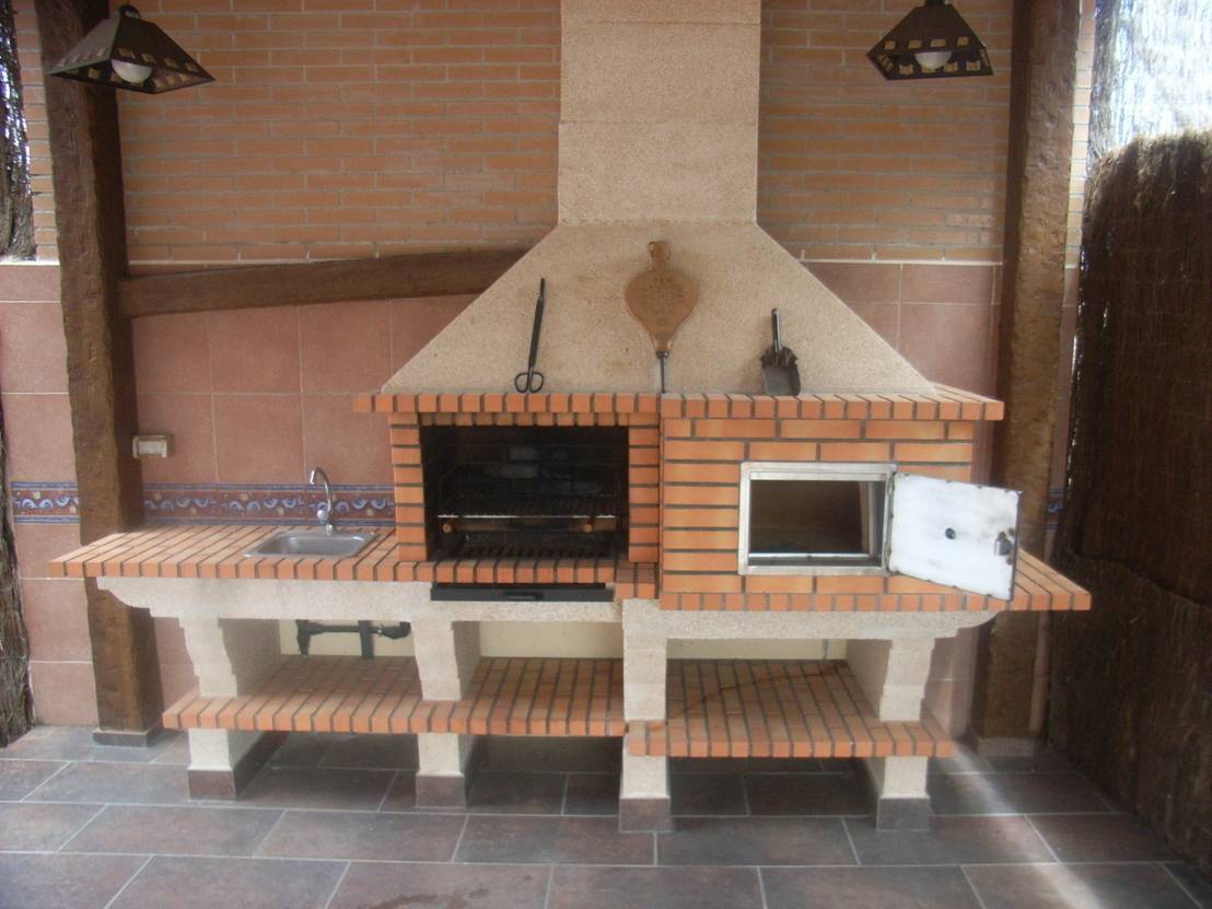 Construye una parrillera de ladrillo en el patio ¡! Chimeneas de ladrillo