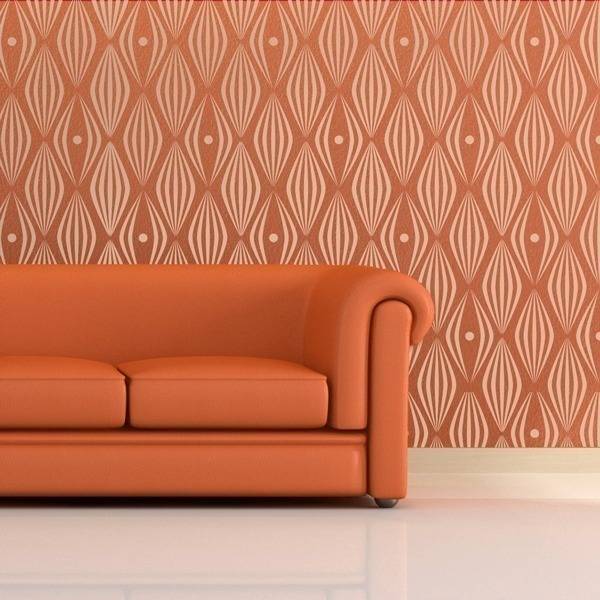 Geometric & Retro wall stencils homify