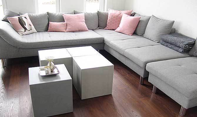 Couchtisch Aus Beton Cubes By Form In Funktion Urbandesigners