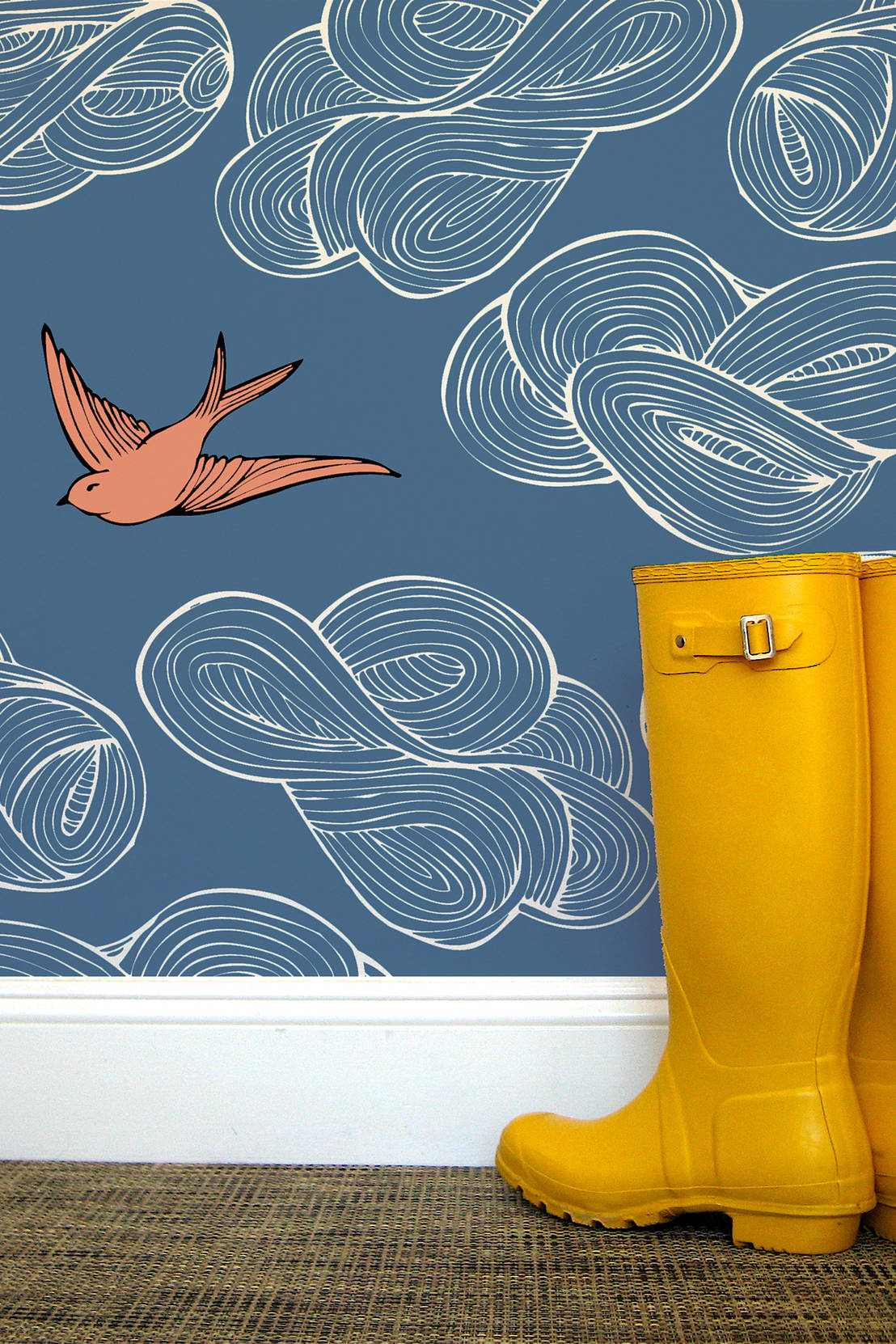Daydream Wallpaper By Monument Interiors Homify
