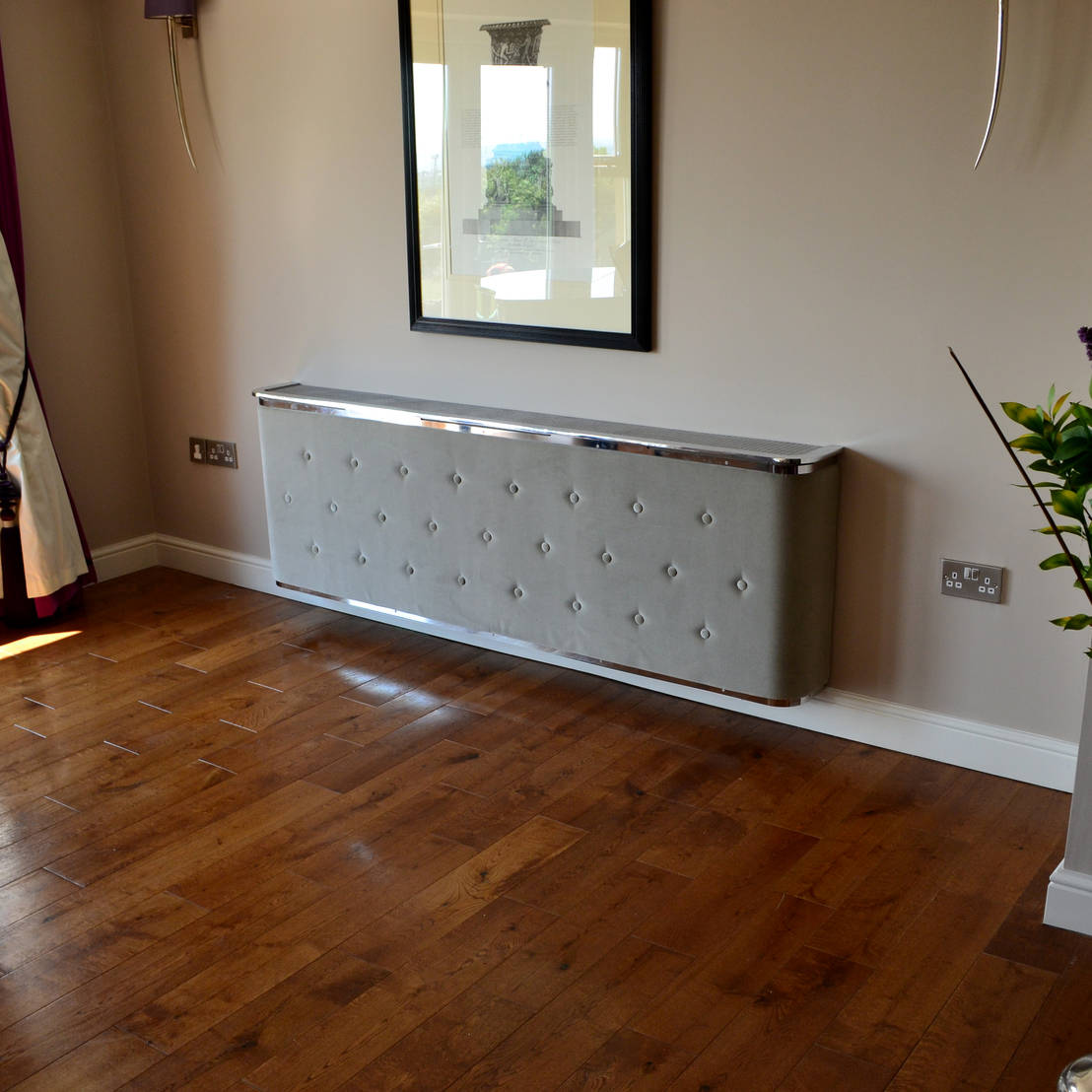 Amazing velvet fabric radiator cover makeover in East Yorkshire homify