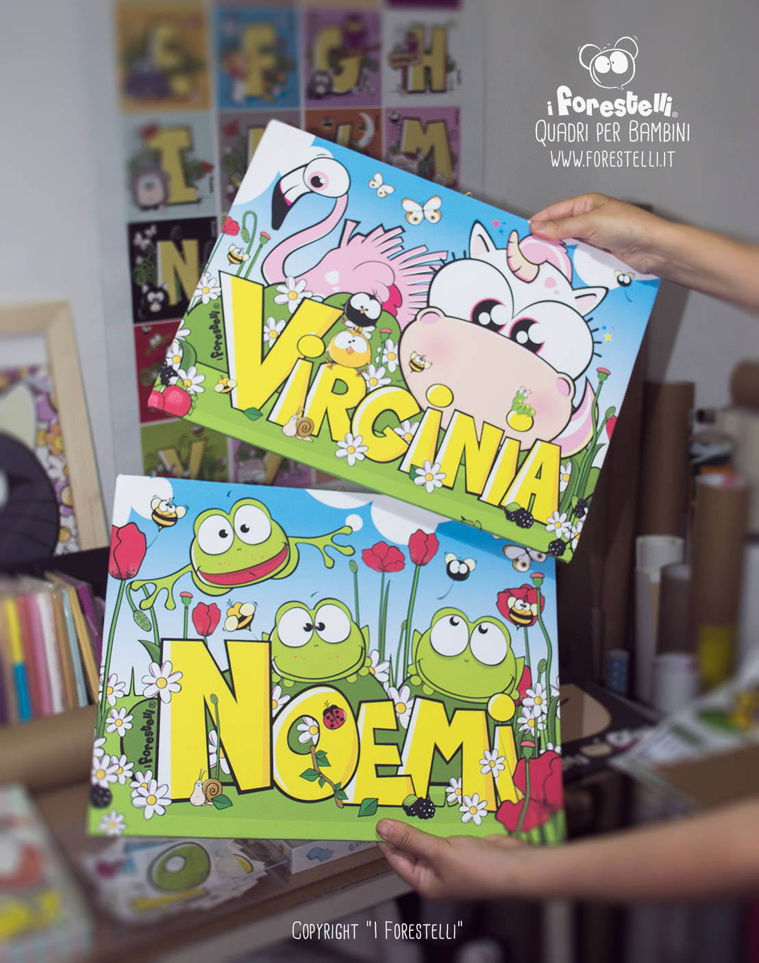 Le Forestele Quadri Personalizzati Per Bambini Homify