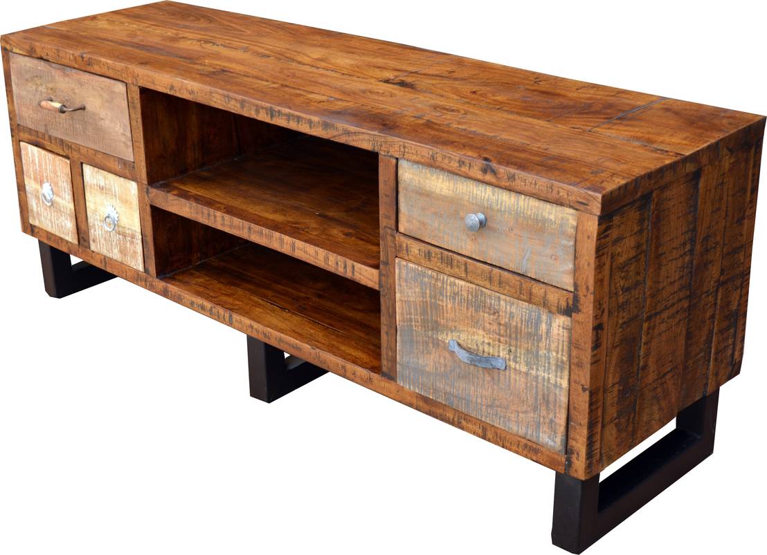 Tv Mobel Aus Recyclingholz Von Guru Shop Homify