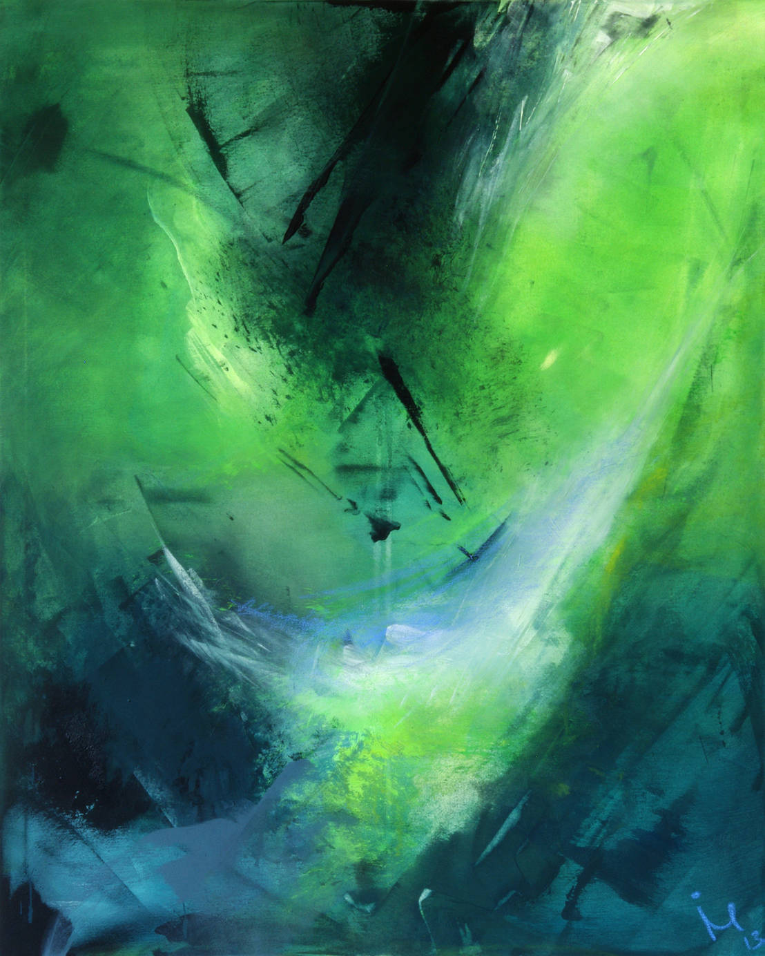 ORIGINAL Abstrakte Kunst / moderne Malerei auf Leinwand "AUFBRUCH" | homify