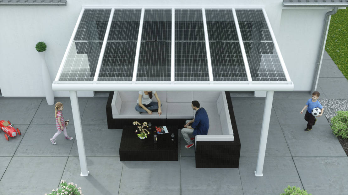 Terrassenüberdachung Mit Solar