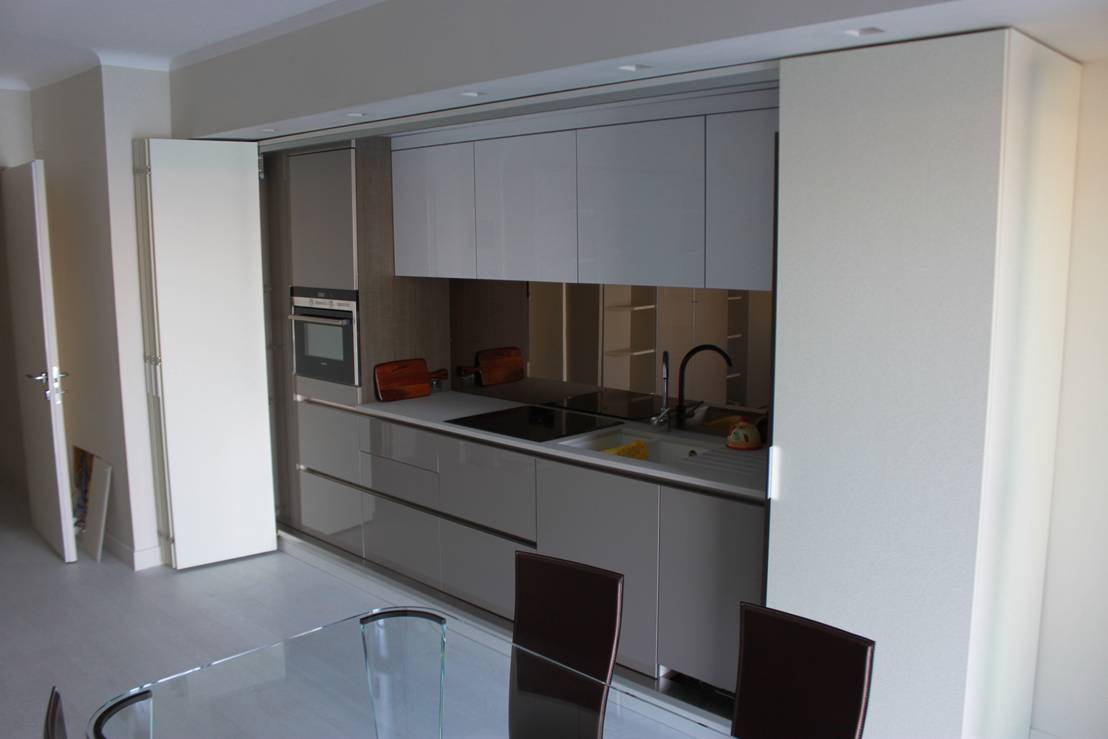 Cucina + Letto a scomparsa - MiniCucina monoblocco "su ...