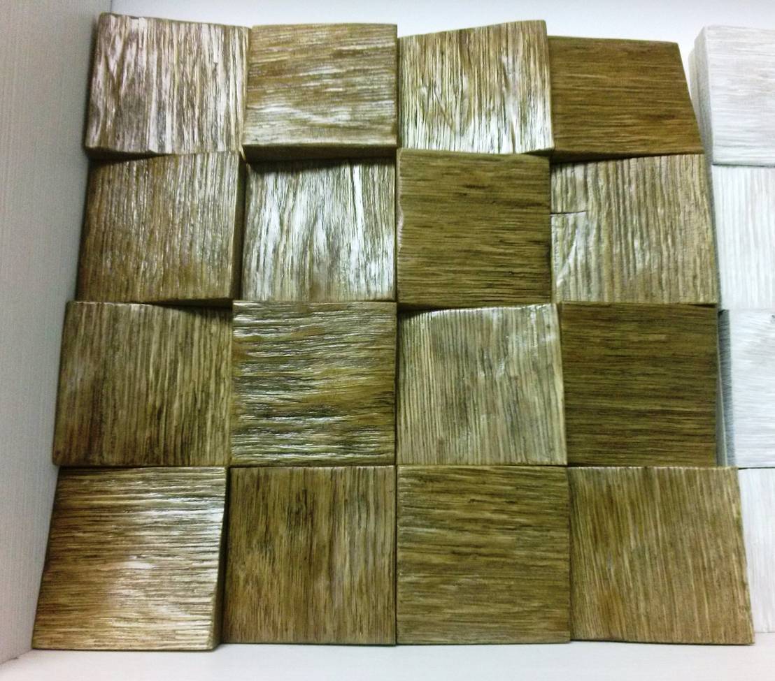 Дубовая мозаика на полу