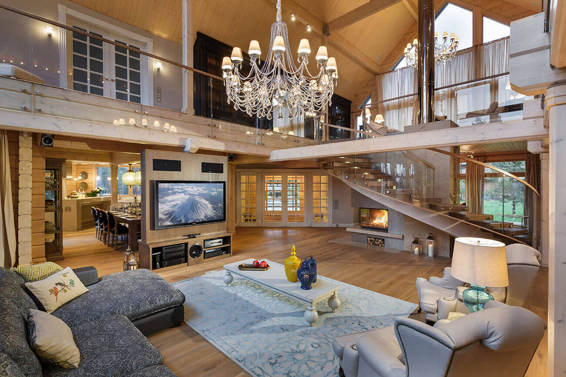 Загородный дом в посёлке "HONKA" на Медном озере, 450 м.кв. | homify