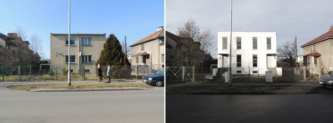 Vorher nachher graues ungetüm wird modernes einfamilienhaus