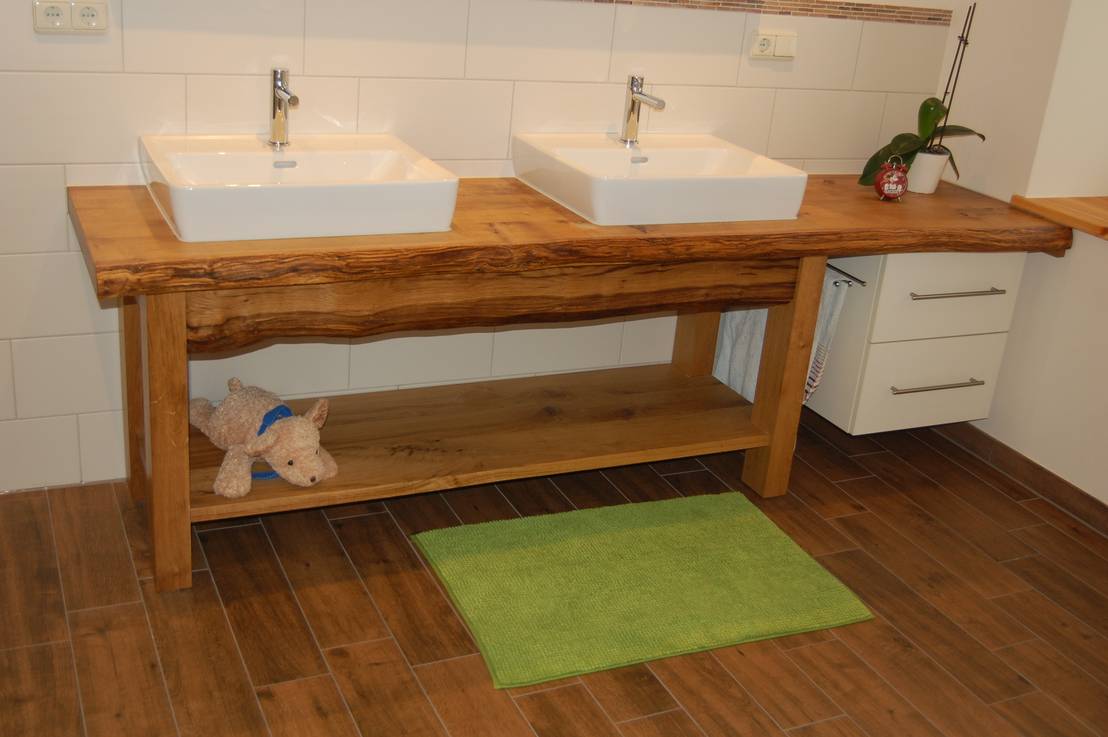 Doppelwaschtisch aus Alteiche | homify