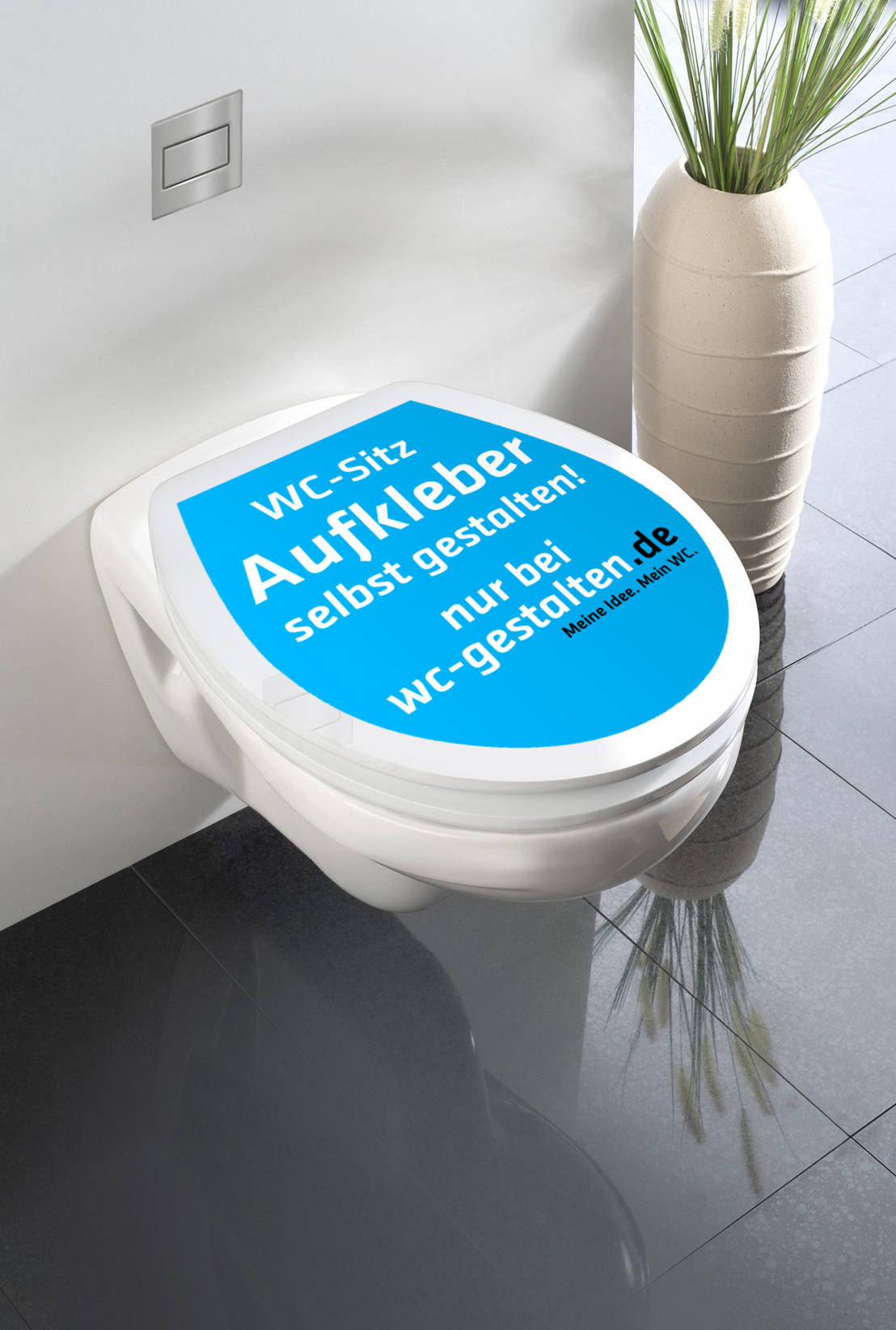 Toilettensitz Aufkleber Selbst Gestalten Homify
