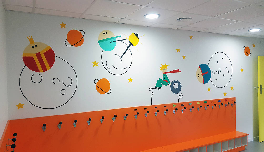 Decoration Murale Pole Petite Enfance Le Petit Prince Homify