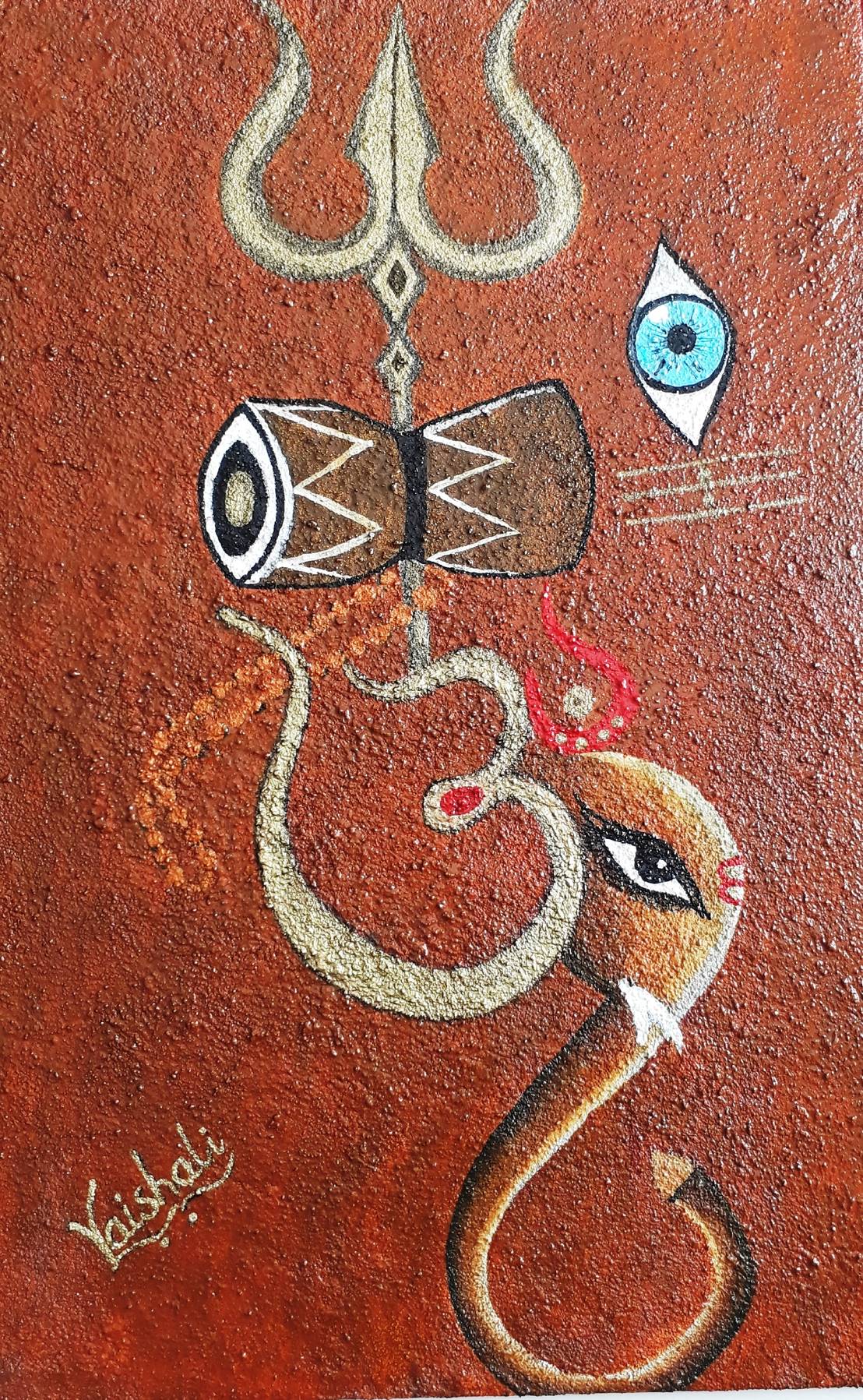 Pick Original “Omkara” Mixed Media Art from Indian Art Ideas! homify