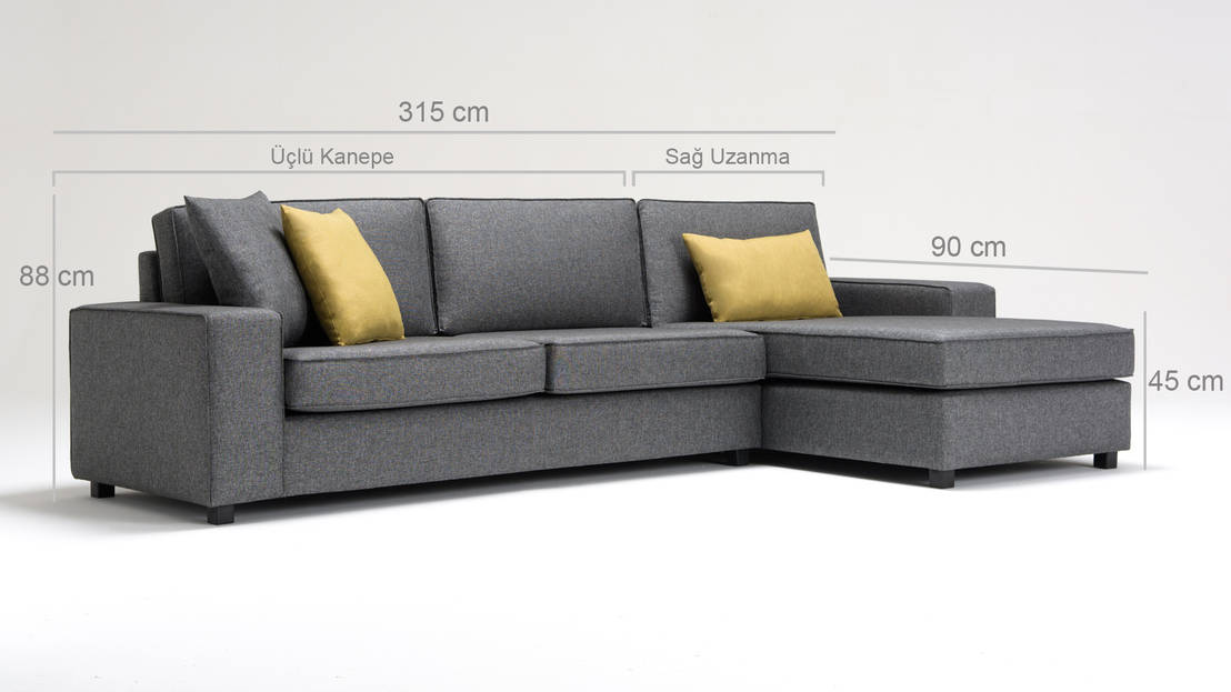 Doha Serisi Philippe L Kose Koltuk Gri Sag Homify