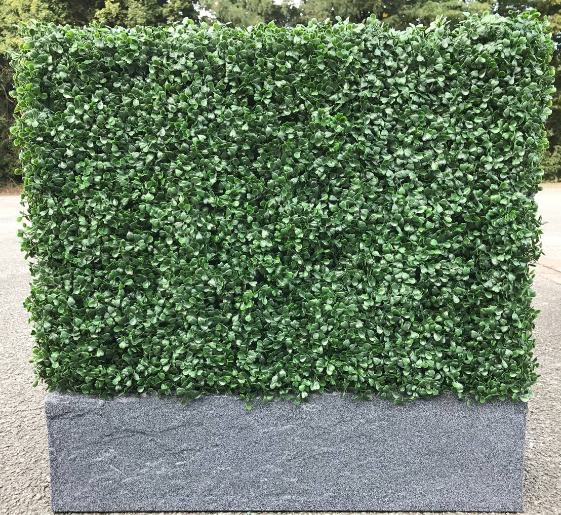 Bespoke Artificial Box Hedge Planters homify