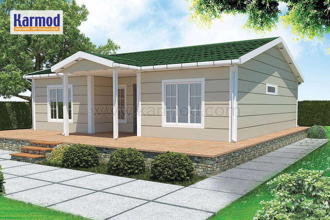 Karmod 94 M2 Prefabricated House Homify