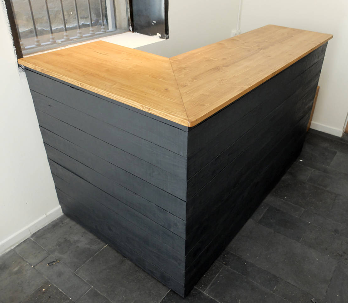 Mostradores En Madera Y Hierro Homify