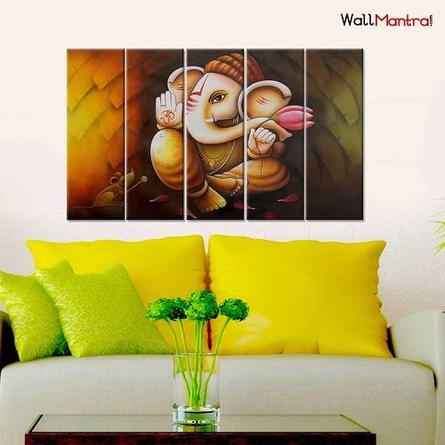 Ganesha Wall Paintings By Wallmantra Homify