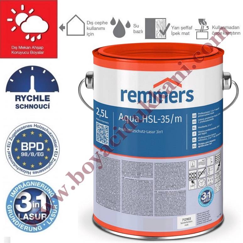 Remmers Su Bazli Dis Cephe Ahsap Koruyucu Emprenye Astar Ve Boya Bir Arada 3 In1 By Boyaci Dukkani Homify