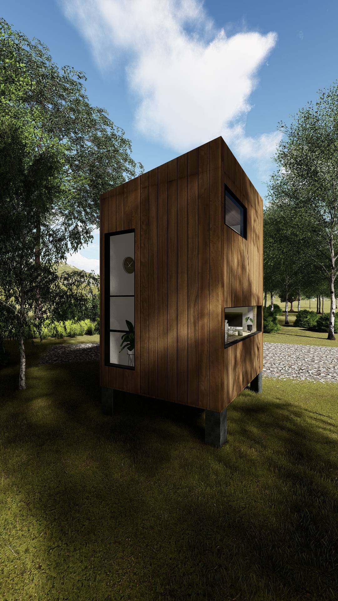 Home Office / Oficina modular / Cuarto de entretención / Oficina